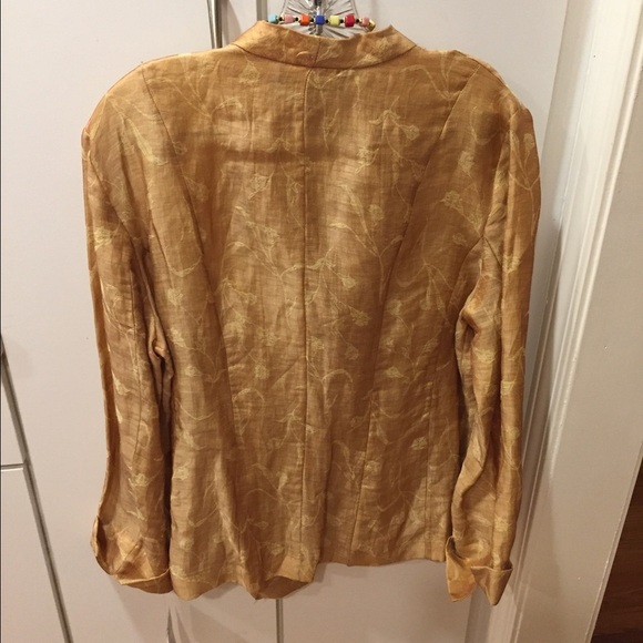 JONES NEW YORK Linen Jacket - PeachTan 16 NWT - Picture 3 of 7